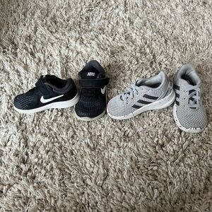 Toddler size 5 Adidas & Nike shoes
